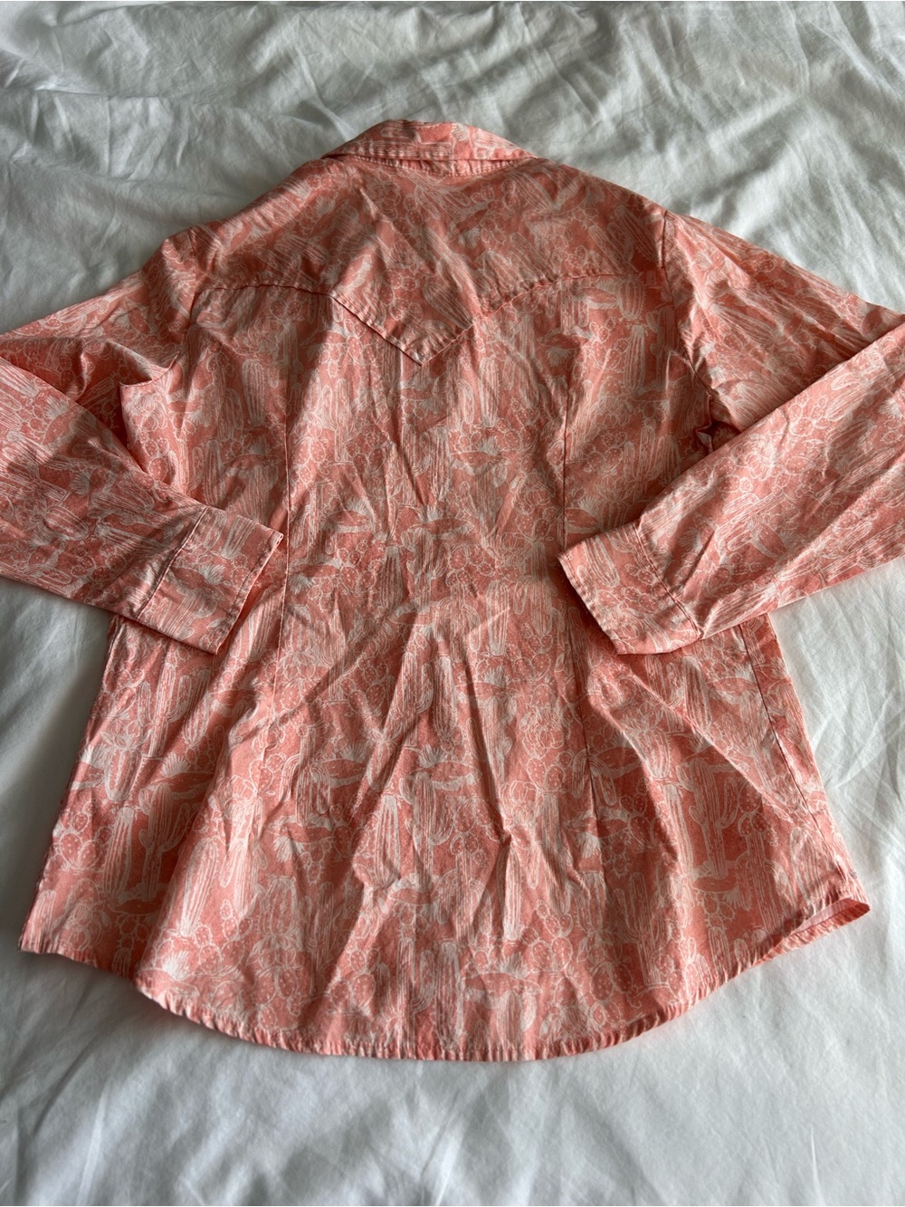 Wrangler Cactus Novelty Printed Long-Sleeve Western Shirt - Picture 8 of 11